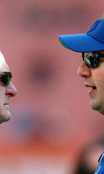 Colts' Chudzinski faces new challenge: No Luck and Falcons